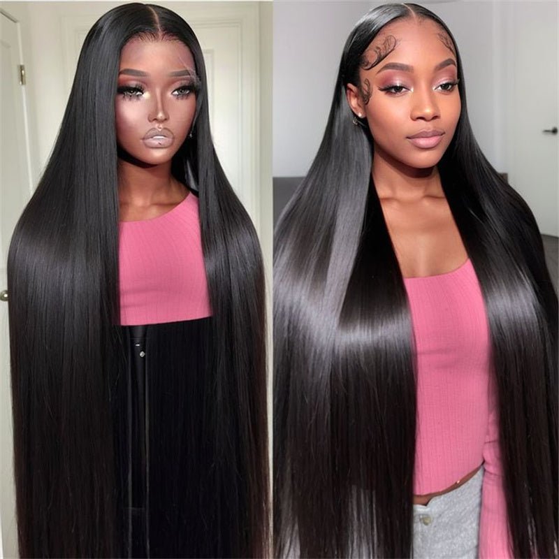Lemoda 4x4 HD Invisible Lace Closure Wig Pre Plucked Straight Human Hair Wigs Melted All Skin - Lemoda Hair