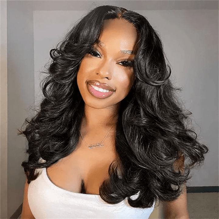 Lemoda Layered Cut HD Lace Front Wig Body Wave 5x5 13x6 Human Hair Glueless Wigs - Lemoda Hair
