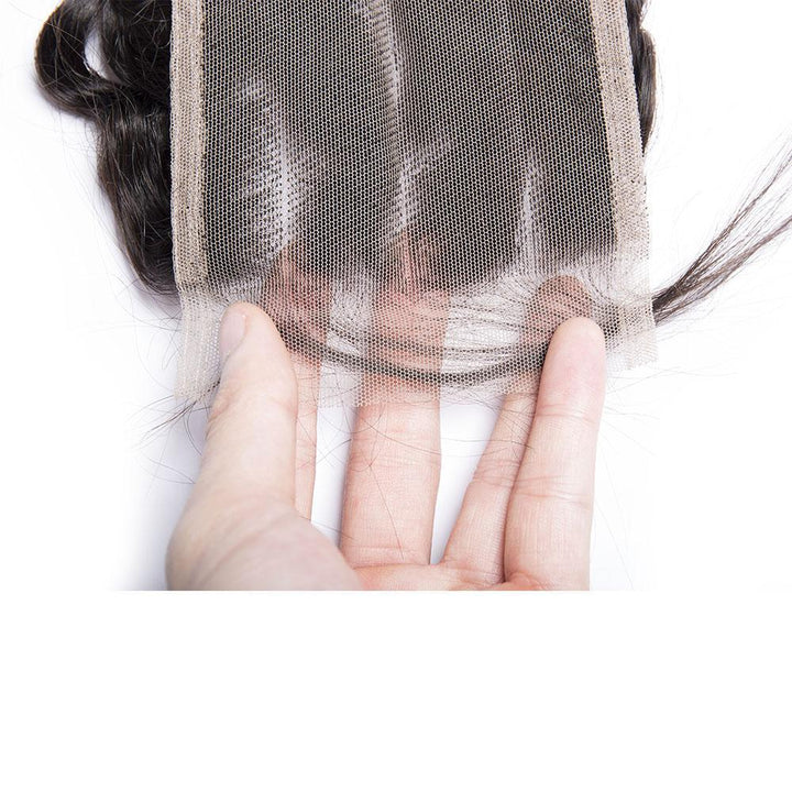 Kinky Curly 100% Virgin Human Hair 3 Bundles With 4X4 Lace Closure