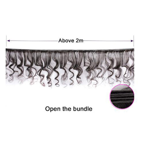 Brazilian Loose Wave 3 Bundles 100% human virgin hair