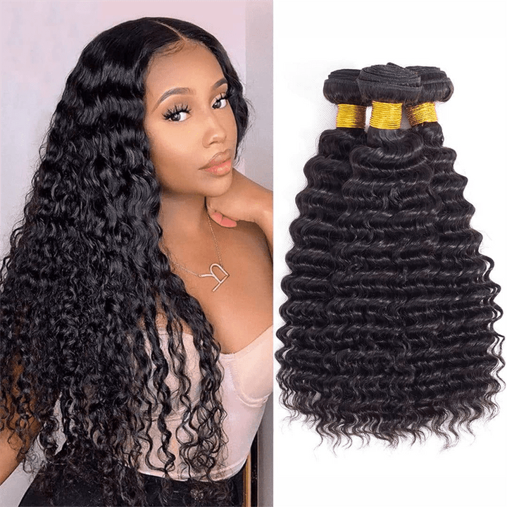 12A Human Hair Bundles Straight/Body/Water/Deep/Burmese Curly Virgin Hair Extensions - Lemoda Hair