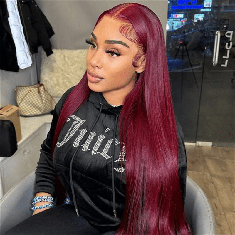 13x4 Lace Front Human Hair Wigs Transparent Colored Lace Wigs Fast Shipping - Lemoda Hair