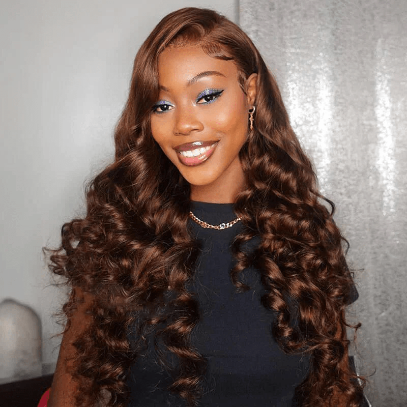 13x4 Lace Front Human Hair Wigs Transparent Colored Lace Wigs Fast Shipping - Lemoda Hair