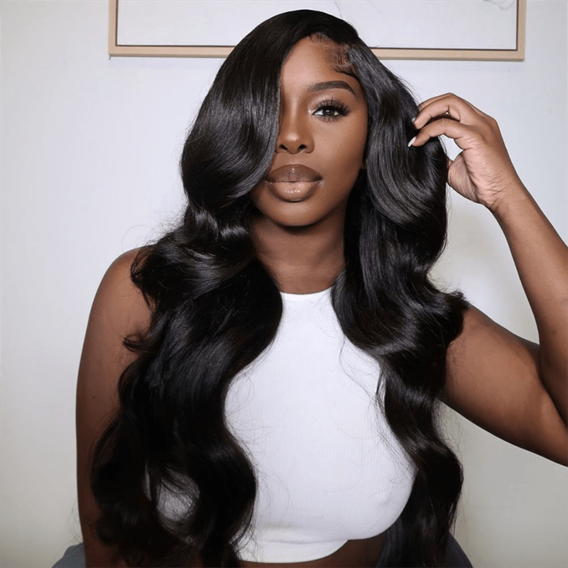 13x4 Lace Front Human Hair Wigs Transparent Lace Wigs Fast Shipping - Lemoda Hair