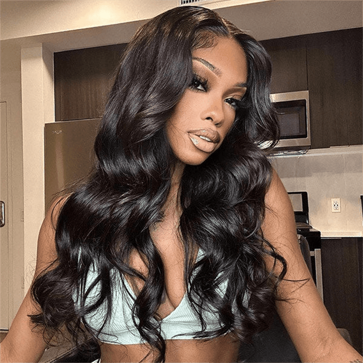 13x4 Lace Front Wigs Body Wave Human Hair Transparent Lace Wig - Lemoda Hair