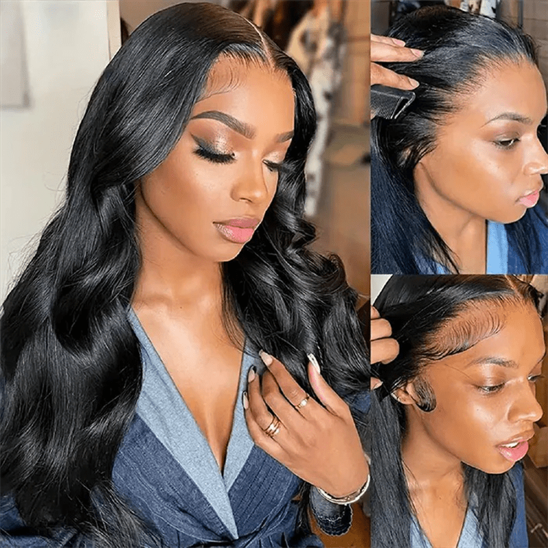13x4 Lace Front Wigs Body Wave Human Hair Transparent Lace Wig - Lemoda Hair