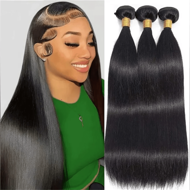 16A Straight Human Hair Bundles Unprocessed Virgin Hair Extensions For Women - Lemoda Hair