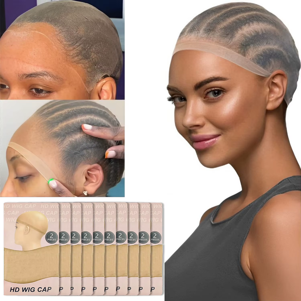 Invisible and Breathable HD Wig Cap 10PCS