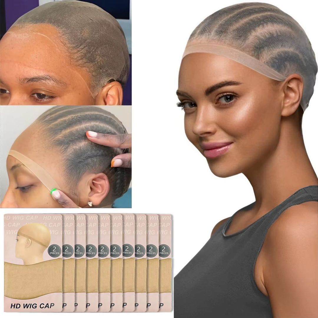 Invisible and Breathable HD Wig Cap 10PCS
