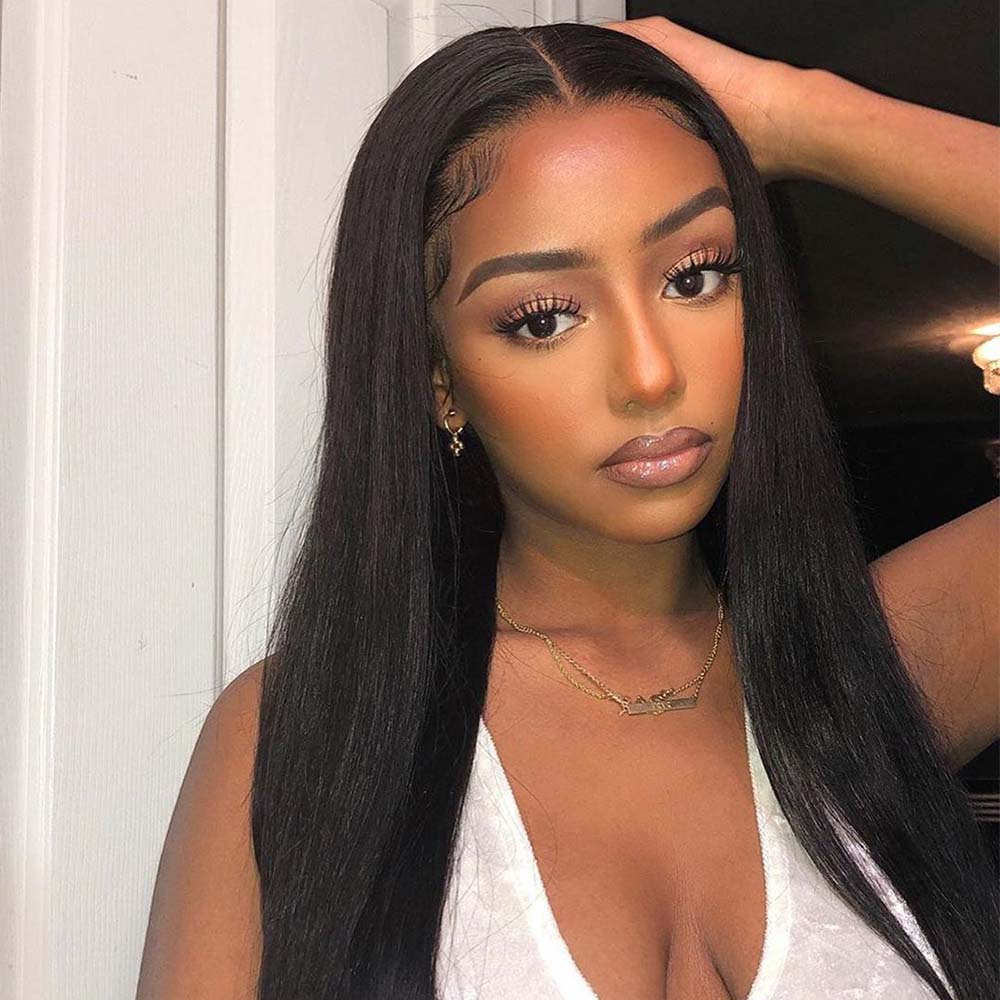 Lemoda Straight Virgin Hair 3 Bundles Peruvian Human Hair Weaves