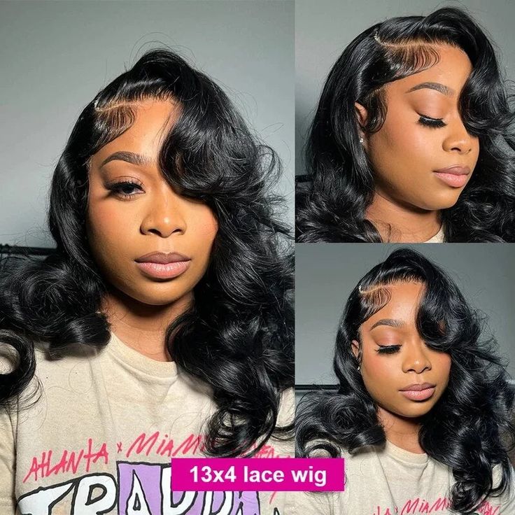 Lemoda Double Drawn Human Hair Wigs Bob Wig 13x4 Lace Front Wig 210% Density Real HD Lace - Lemoda Hair