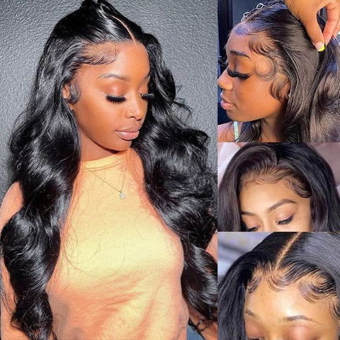 Unprocessed Malaysian Body Wave Hair 3 Bundles With 4x4 Lace Closure