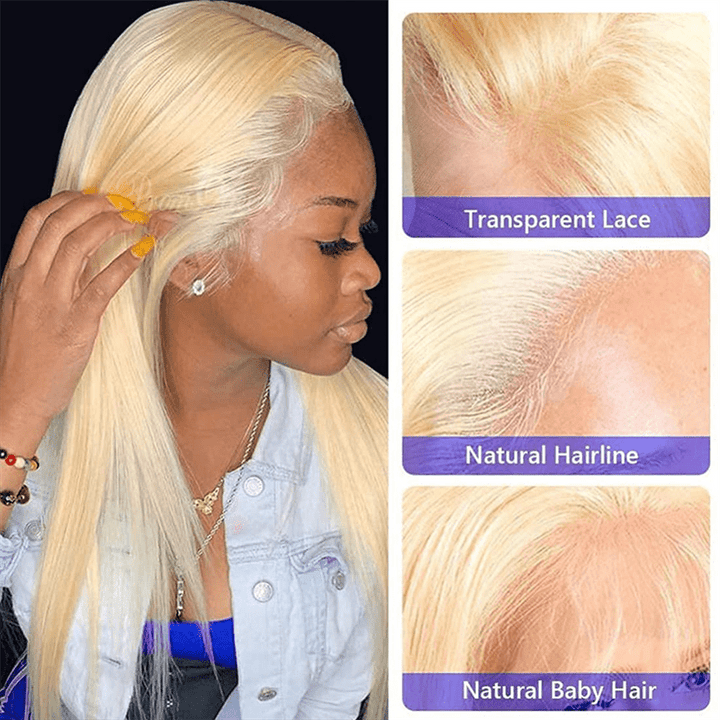 613 Straight 13x6 HD Transparent Lace Frontal 100% Virgin Human Hair - Lemoda Hair