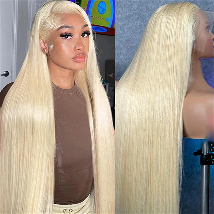 Lemoda 613 Blonde Human Hair 13x6 HD Invisible Lace Front Wigs 180%