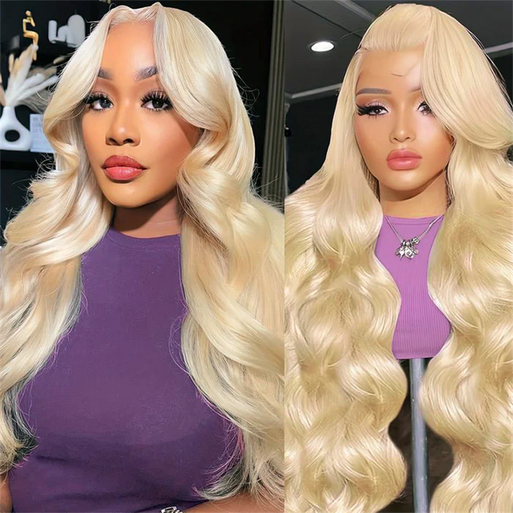 Lemoda 613 Blonde Human Hair 13x6 HD Invisible Lace Front Wigs 180%