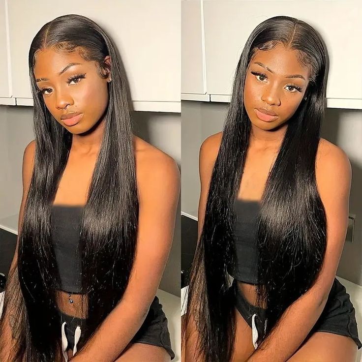 Lemoda Glueless Wig Human Hair 7x5 Transparent Lace Closure Glueless Wig with Band Straight 180% Hair Density