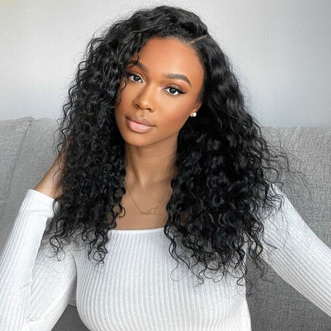 Indian Unprocessed 3 Bundles Water Wave Virgin Hair With 4x4 Lace Closure - Lemoda Hair