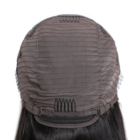 13X6 Lace Frontal Wigs Human Hair Transparent Lace Straight Long inches Brazilian Virgin Hair