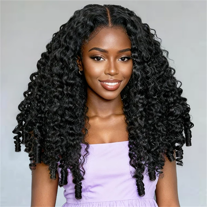 Body Wave Lace Frontal Wigs Burmese Curly 13x6 Full Lace Wig 100% Human Hair