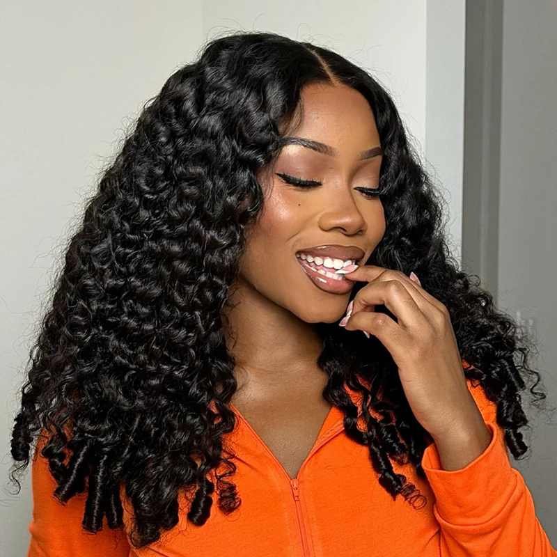 Body Wave Lace Frontal Wigs Burmese Curly 13x6 Full Lace Wig 100% Human Hair