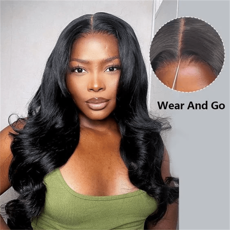 Body Wave Wear Go Wig 7x5 Lace Bleached Knots Glueless Wig Easy Wear - Lemoda Hair