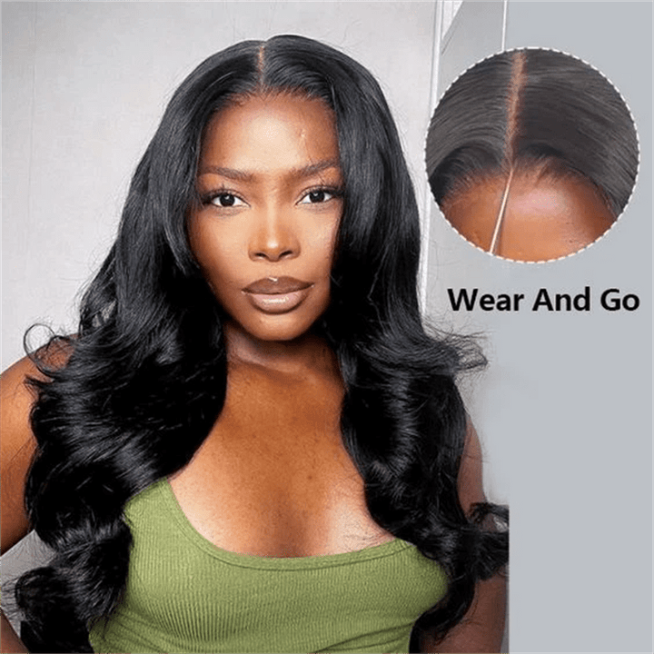 Body Wave Wear Go Wig 7x5 Lace Bleached Knots Glueless Wig Easy Wear - Lemoda Hair