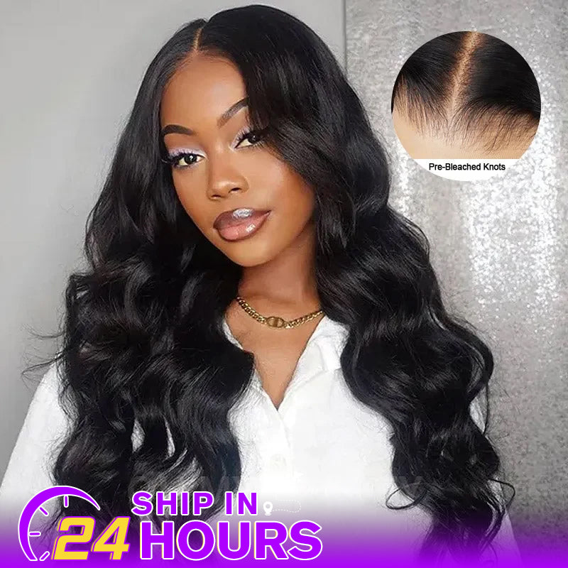 13x4 Lace Front Wigs Human Hair Body Wave 13x6 Transparent Lace Wigs Bleached Knots