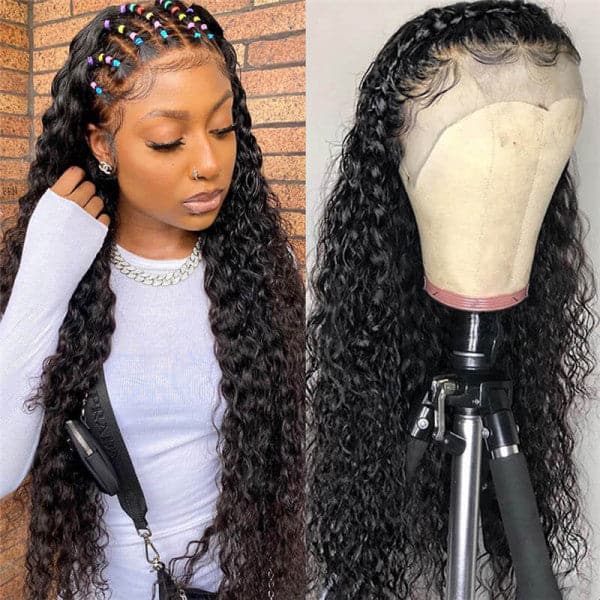 (Bogo Free) Lemoda 13x4 Lace Front Wig Water Wave Brazilian Human Hair Wigs - Lemoda Hair
