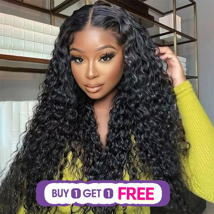 (Bogo Free) Lemoda 13x6 Lace Frontal Wigs Water Wave Human Hair Wigs For Women - Lemoda Hair