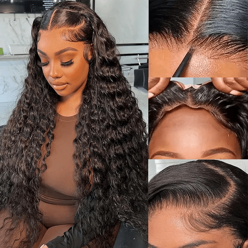 (Bogo Free) Lemoda 13x6 Lace Frontal Wigs Water Wave Human Hair Wigs For Women - Lemoda Hair