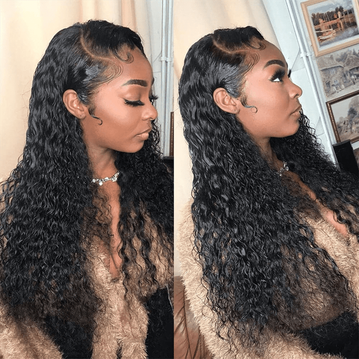 (Bogo Free) Lemoda 13x6 Lace Frontal Wigs Water Wave Human Hair Wigs For Women - Lemoda Hair