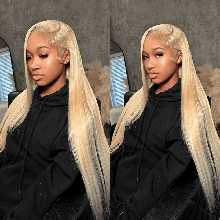 (Bogo Free) Lemoda 613 Blonde 13x4/13x6 Lace Front Wigs 180% Straight Human Hair Wigs - Lemoda Hair