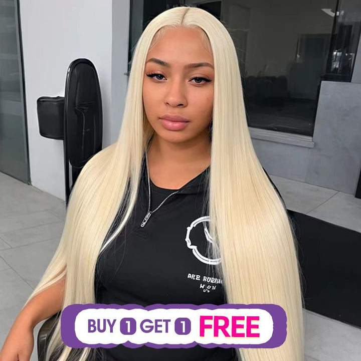 (Bogo Free) Lemoda 613 Blonde 13x4/13x6 Lace Front Wigs 180% Straight Human Hair Wigs - Lemoda Hair