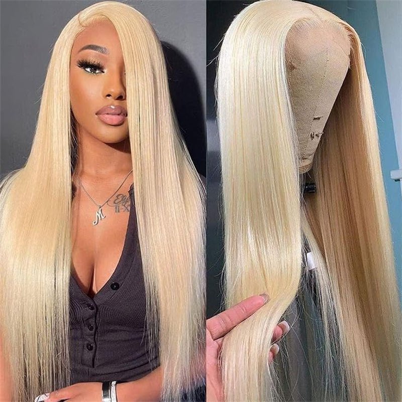 (Bogo Free) Lemoda 613 Blonde 13x4/13x6 Lace Front Wigs 180% Straight Human Hair Wigs - Lemoda Hair