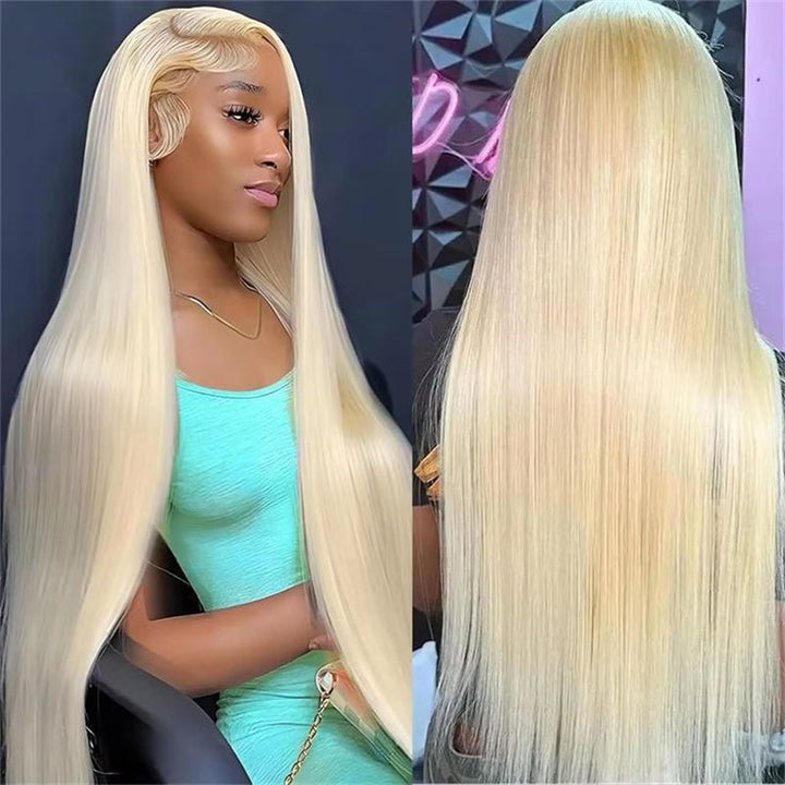 (Bogo Free) Lemoda 613 Blonde 13x4/13x6 Lace Front Wigs 180% Straight Human Hair Wigs - Lemoda Hair
