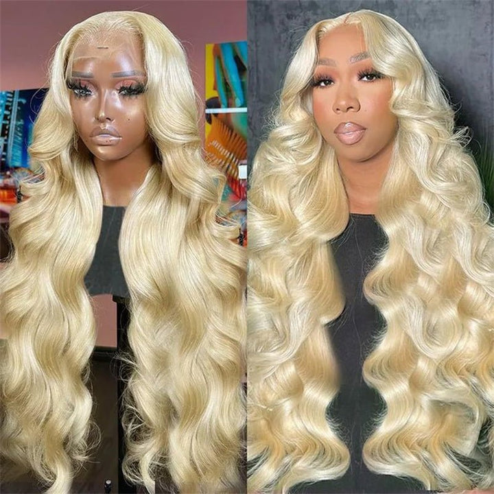 (Bogo Free) Lemoda 613 Blonde Body Wave Human Hair Wigs Transparent 13x4 Lace Front Wigs - Lemoda Hair