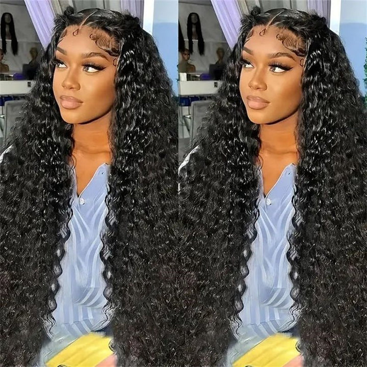 (Bogo Free) Lemoda Deep Curly 4x4 Transparent Lace Closure Wig Curly Wave Human Hair Wigs - Lemoda Hair