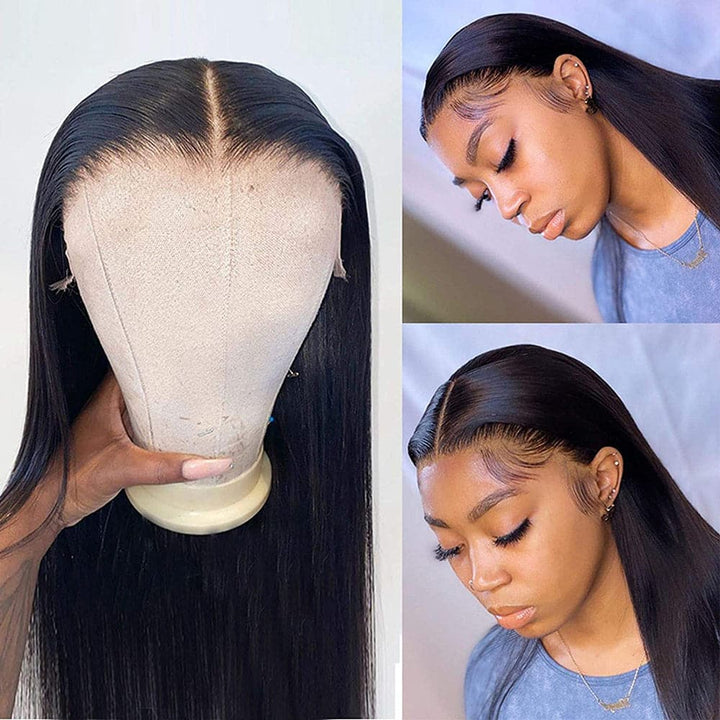 (Bogo Free) Lemoda Silky Straight 13x4 Lace Front Wigs Human Hair For Women - Lemoda Hair