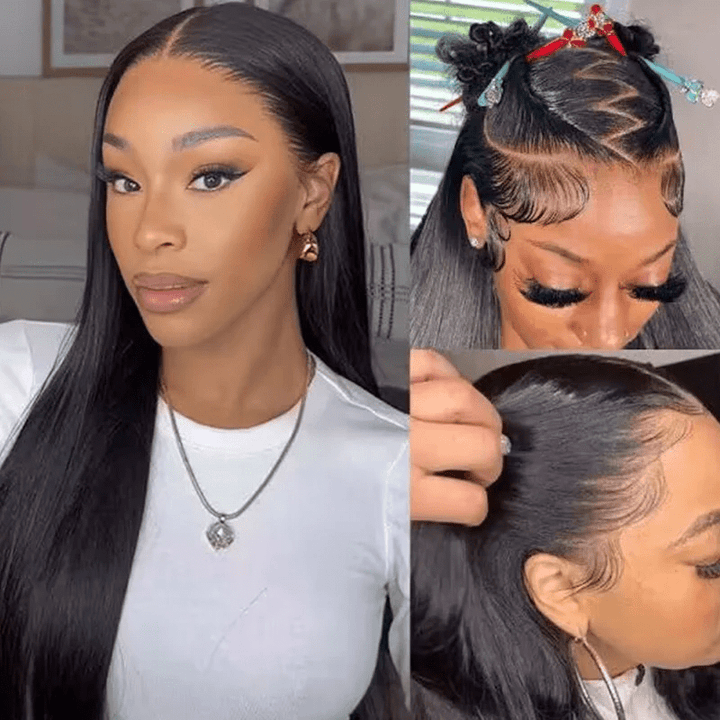 (Bogo Free) Lemoda Transparent 13x6 Lace Front Wigs Straight Human Hair Wigs - Lemoda Hair