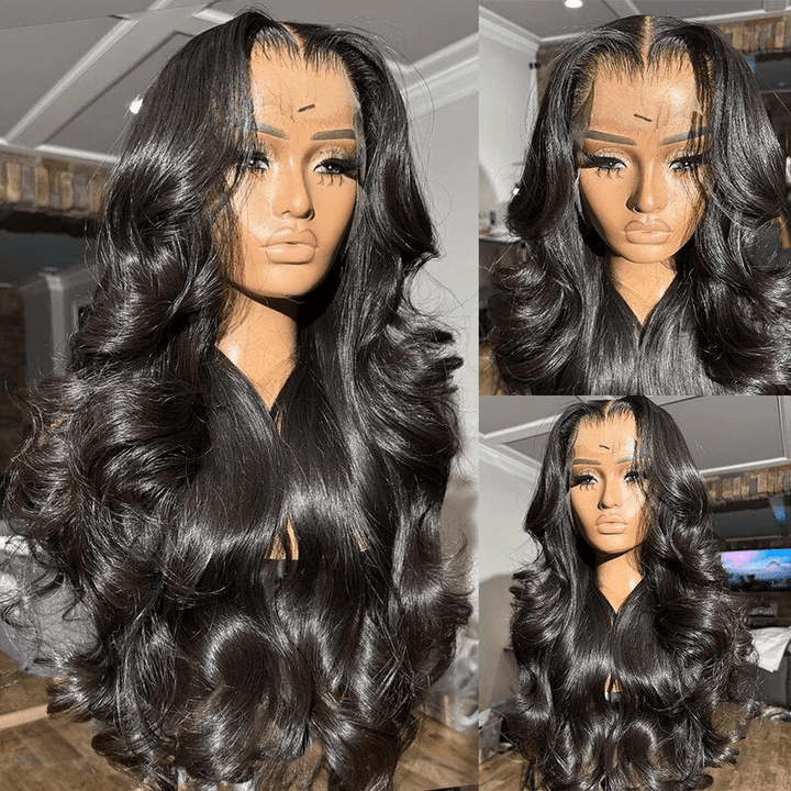 (Bogo Free) Lemoda Transparent Lace 13x6 Full Lace Body Wave Human Hair Wigs - Lemoda Hair
