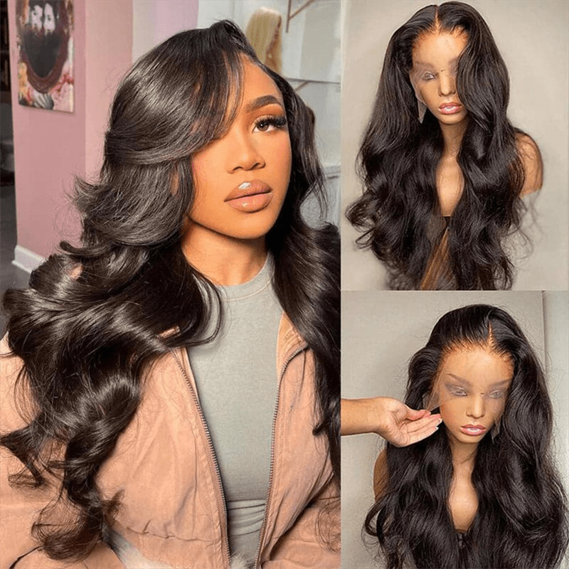 (Bogo Free) Lemoda Transparent Lace 13x6 Full Lace Body Wave Human Hair Wigs - Lemoda Hair