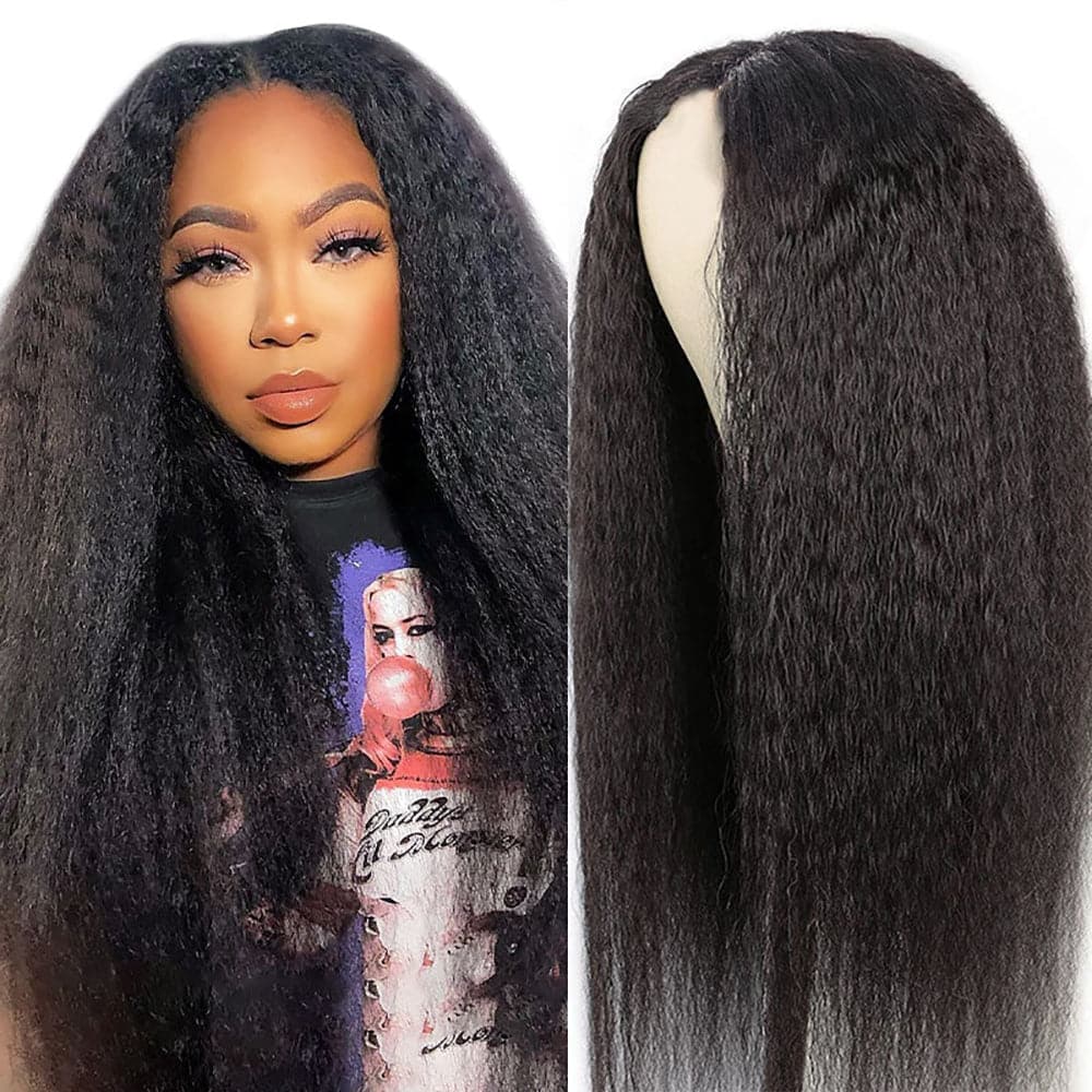 (Bogo Free) Lemoda Yaki Straight 13x4 Transparent Lace Front Human Hair Wigs - Lemoda Hair