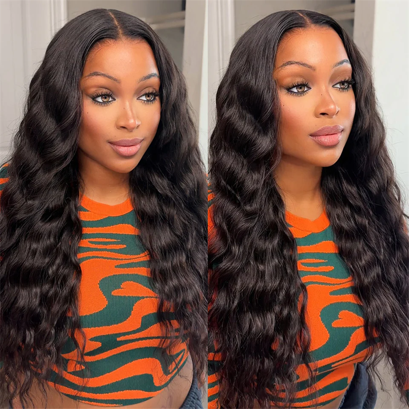 Lemoda Bohemian Natural Curl Wig Pre-Plucked 13x6 Lace Frontal Human Hair Wigs