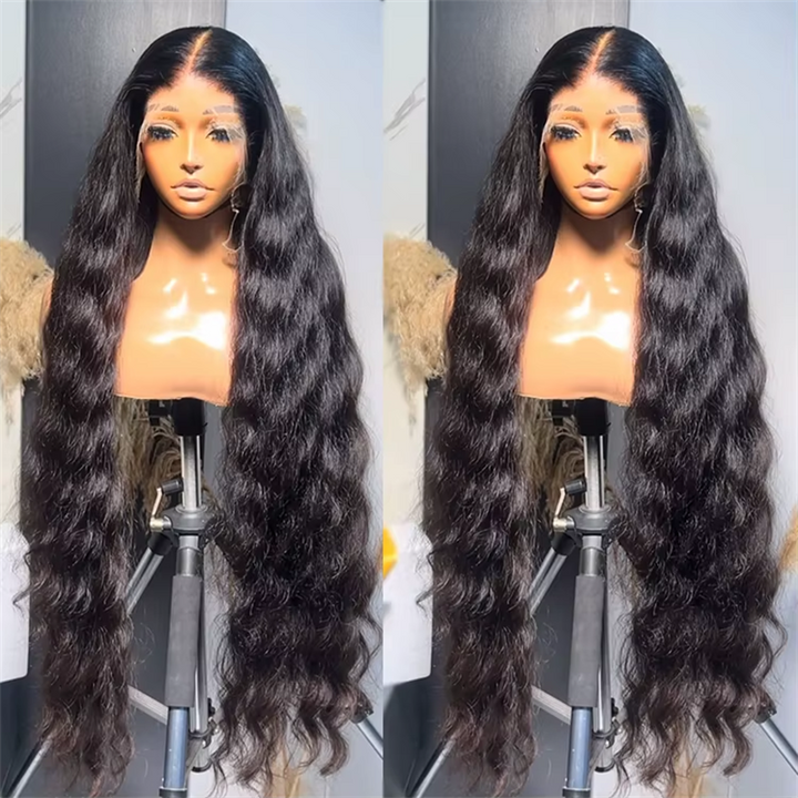 Lemoda Bohemian Natural Curl Wig Pre-Plucked 13x6 Lace Frontal Human Hair Wigs