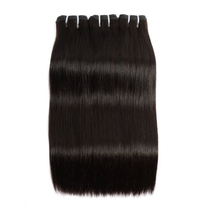 Bone Straight Human Hair 4 Bundles With 13X4 Lace Frontal 100% Remy Human Hair Extension - Lemoda Hair
