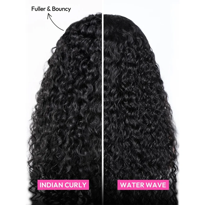 Lemoda Indian Curly Hair Bundles Double Weft Human Hair Extensions 1/3/4 Pcs