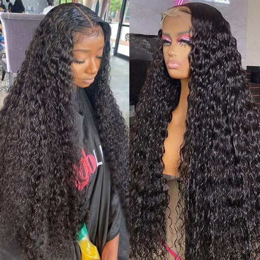 Fast Delivery Real HD Lace Lemoda 13x6 Lace Frontal Wig Water Wave Natural Hairline Virgin Human Hair Wigs - Lemoda Hair