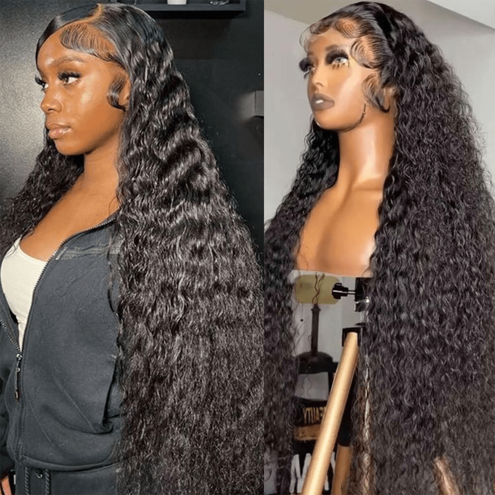 Fast Delivery Real HD Lace Lemoda 13x6 Lace Frontal Wig Water Wave Natural Hairline Virgin Human Hair Wigs - Lemoda Hair