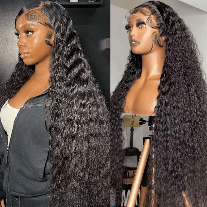 Fast Delivery Real HD Lace Lemoda 13x6 Lace Frontal Wig Water Wave Natural Hairline Virgin Human Hair Wigs - Lemoda Hair