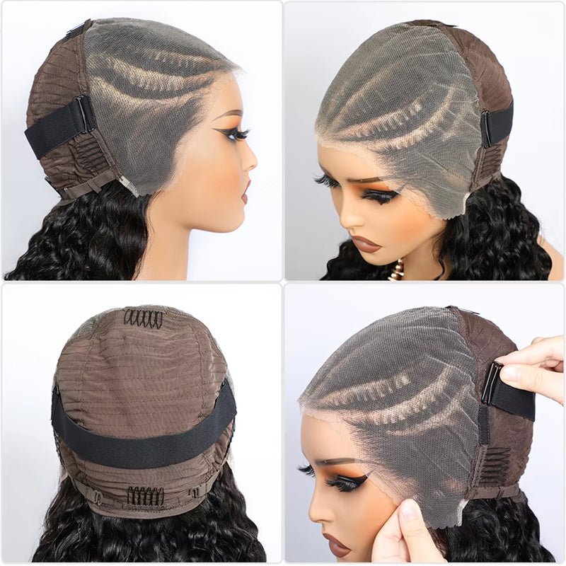 Flash Sale | Lemoda Pre Braided Lace Front Wig Water Wave 13x6 Lace Frontal Human Hair Wig - Lemoda Hair